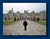 Lisa at Fontainebleau.